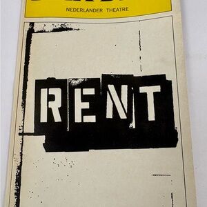 Vintage Playbill Rent Nederlander Theatre Broadway NYC May 2005